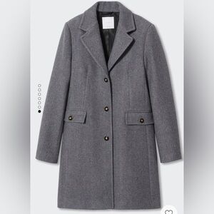 MANGO Blazer Coat with buttons
